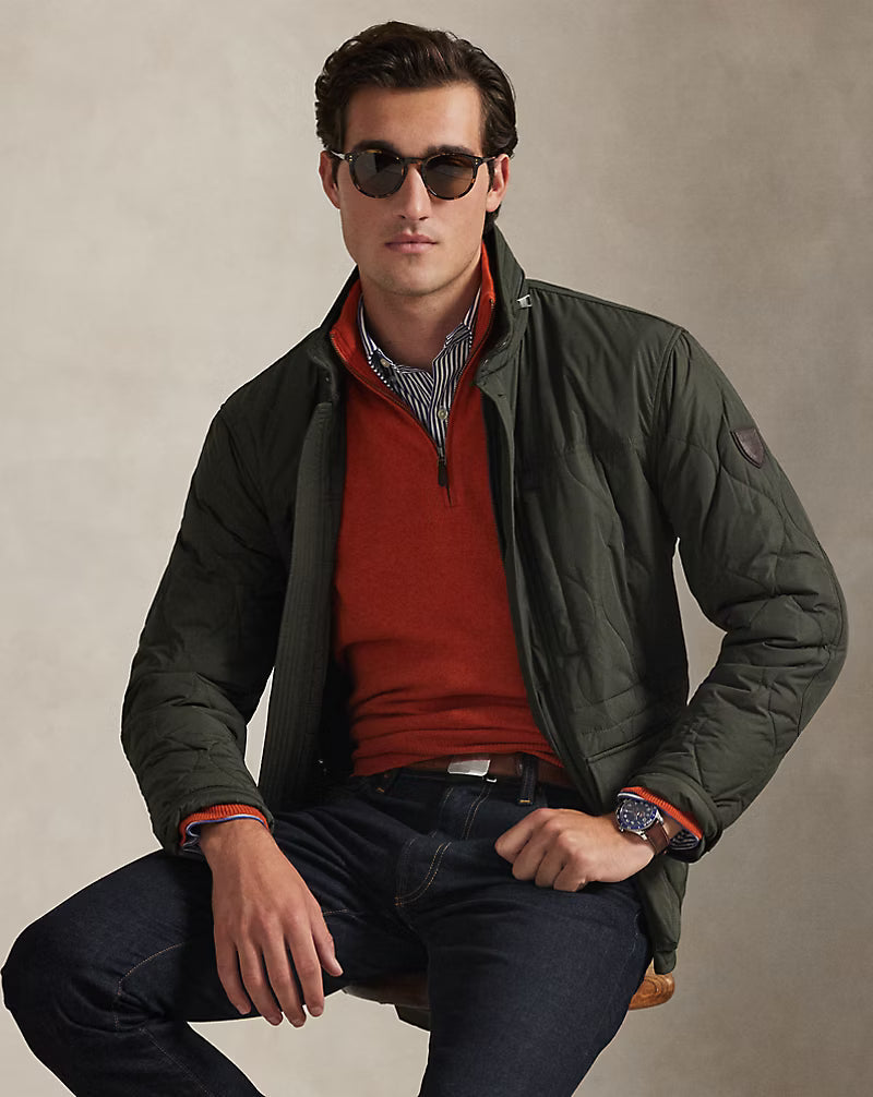 Jersey de lana con cremallera