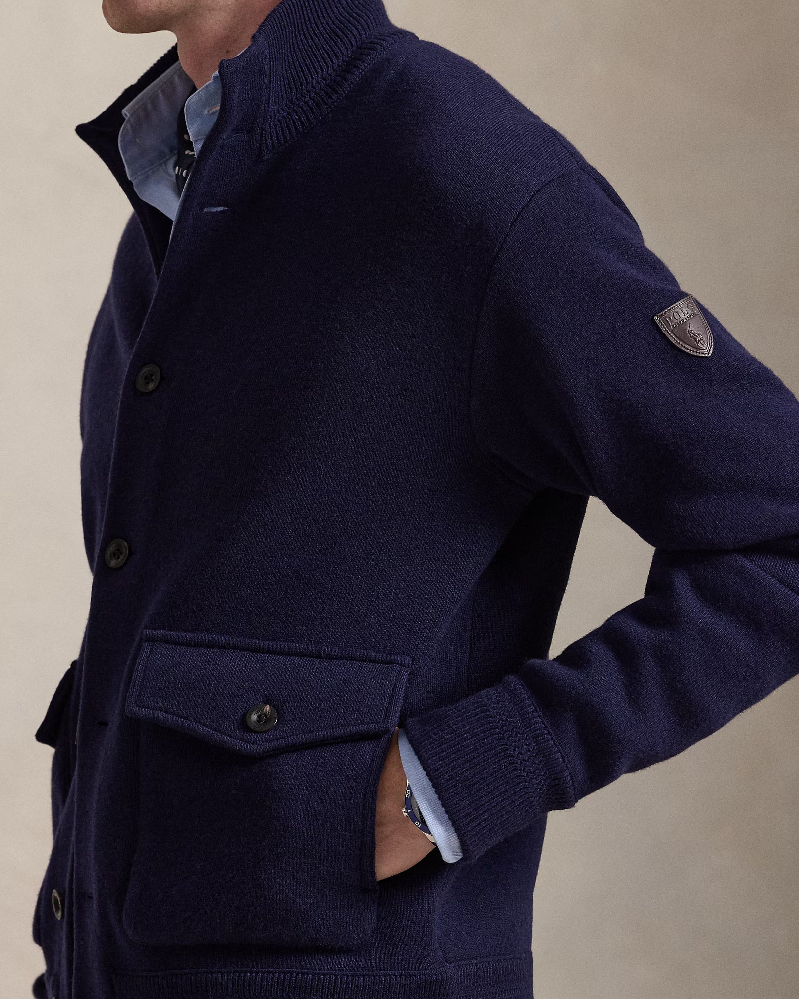 Chaleco de mezcla de lana