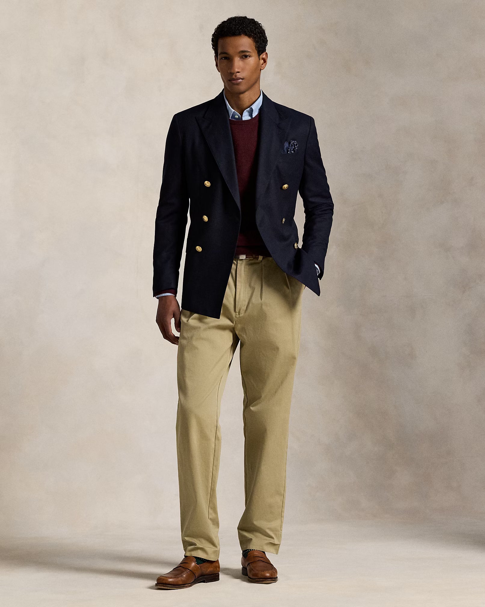 Jersey de lana con cuello redondo